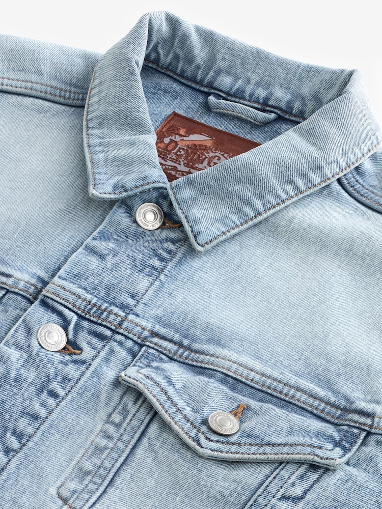 Bleach Denim Jacket - Image 7 of 9