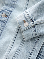 Bleach-Waschung - Jeansjacke - Bild 9 von 9