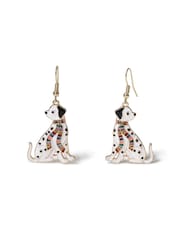 Christmas Dalmatian Dog Drop Earrings - Bild 2 von 3