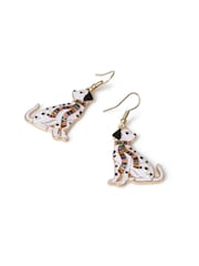 Christmas Dalmatian Dog Drop Earrings - Bild 3 von 3