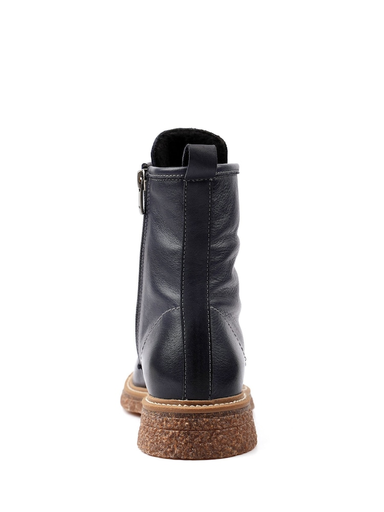 Lunar Blue Venus Leather Ankle Boots - Image 7 of 7 Lunar Blue Venus Leather Ankle Boots - Image 7 of 7