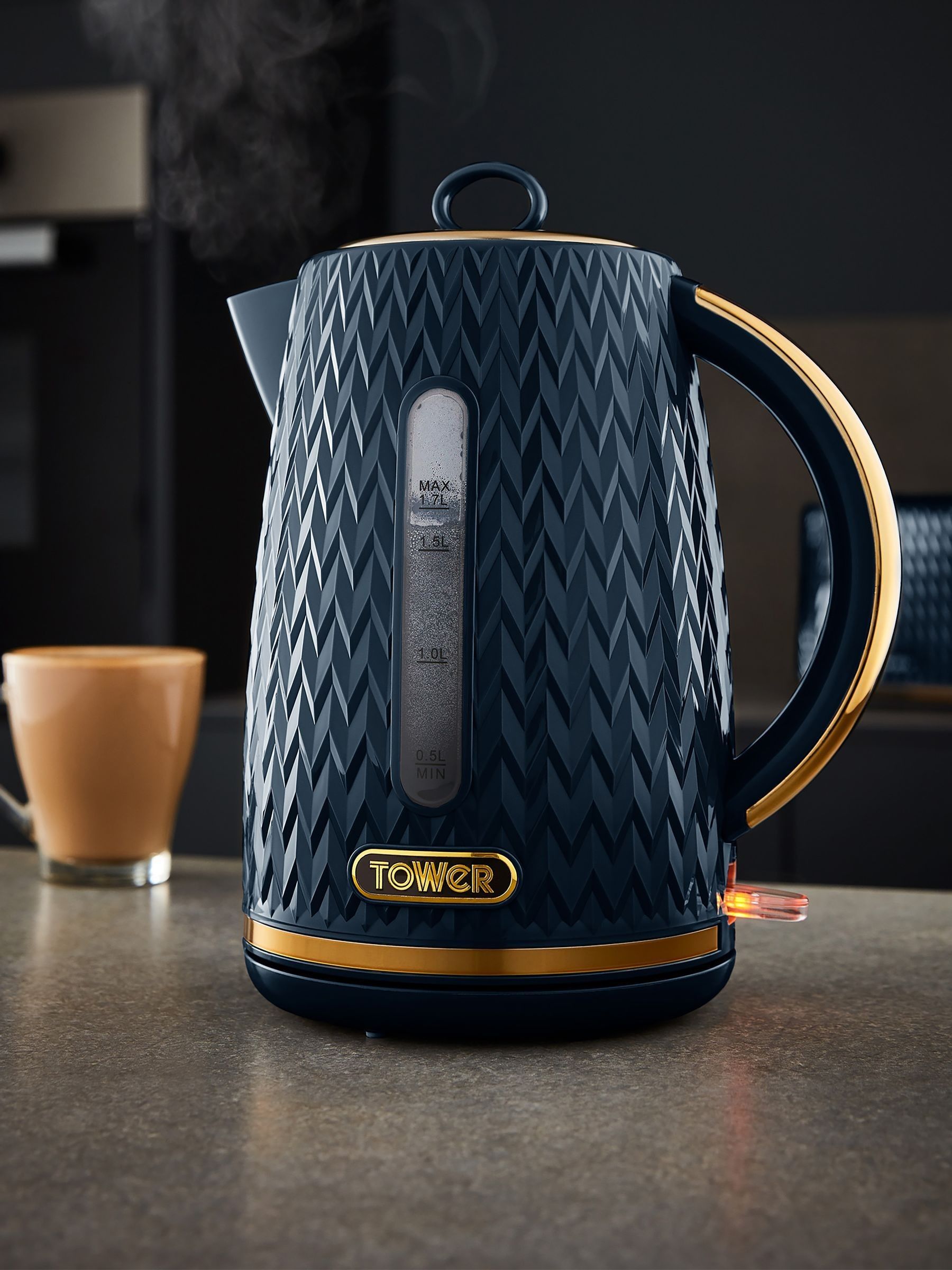 Tower Blue Empire Kettle