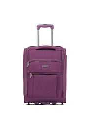Flight Knight 55x40x20cm Ryanair Priority Soft Case Cabin Carry On Suitcase Hand Mono Canvas Luggage - Image 1 of 7