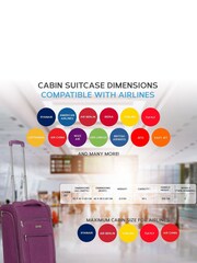 Flight Knight 55x40x20cm Ryanair Priority Soft Case Cabin Carry On Suitcase Hand Mono Canvas Luggage - Image 6 of 7