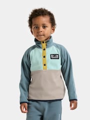 Didriksons Ocean Blue Monte Half Button Fleece - Image 1 of 5