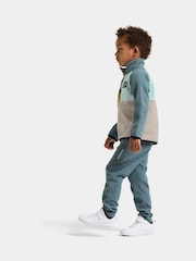 Didriksons Ocean Blue Monte Half Button Fleece - Image 2 of 5