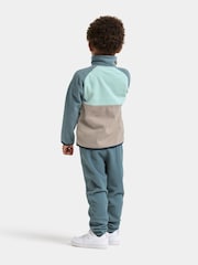 Didriksons Ocean Blue Monte Half Button Fleece - Image 3 of 5
