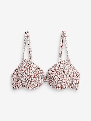 Ecru White Padded Underwired Top Shape and Tummy Control Bikini Top - Image 5 of 5