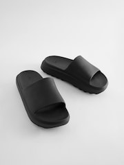 Black Chunky Sliders - Image 1 of 5