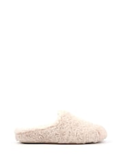 Lunar Cream Inga Light Mule Slippers - Image 2 of 5