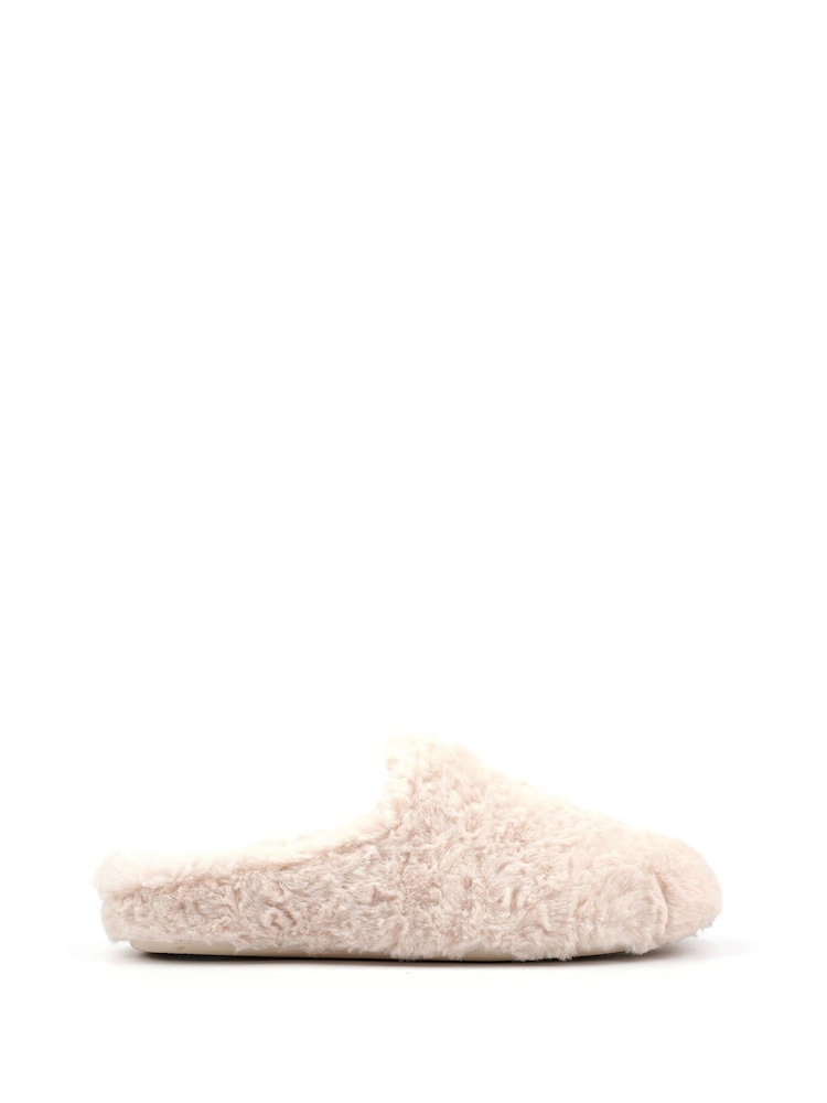 Lunar Cream Inga Light Mule Slippers - Image 2 of 5