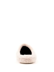 Lunar Cream Inga Light Mule Slippers - Image 4 of 5