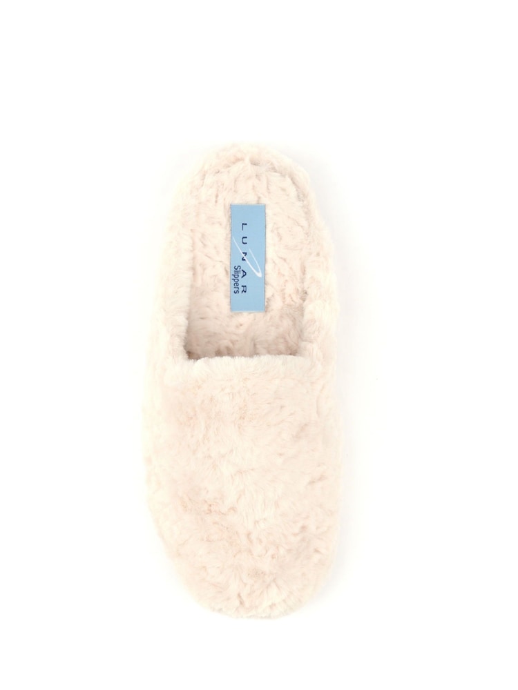 Lunar Cream Inga Light Mule Slippers - Image 5 of 5