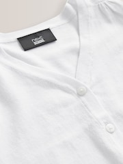 White Cotton Rich School V-Neck Cardigan (3-16yrs) - Image 7 of 8