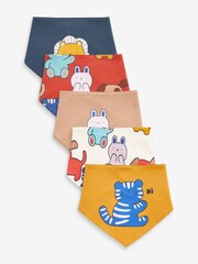 Muted Character Baby Bibs 5 Pack - Image 1 of 7