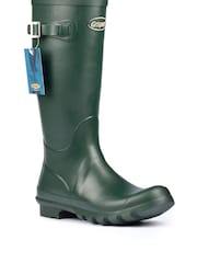Grisport Green Adjustable Rubber Wellington Boots - Image 2 of 4