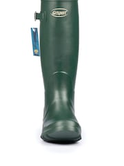 Grisport Green Adjustable Rubber Wellington Boots - Image 3 of 4