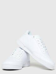 Schuh Womens White Manning Court Lace-Up Shoes - Image 4 of 4