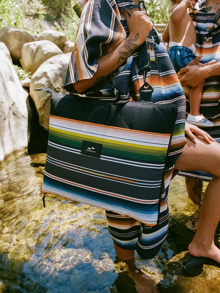 SlowTide Black Santana Packable Picnic Blanket - Image 2 of 8 SlowTide Black Santana Packable Picnic Blanket - Image 2 of 8