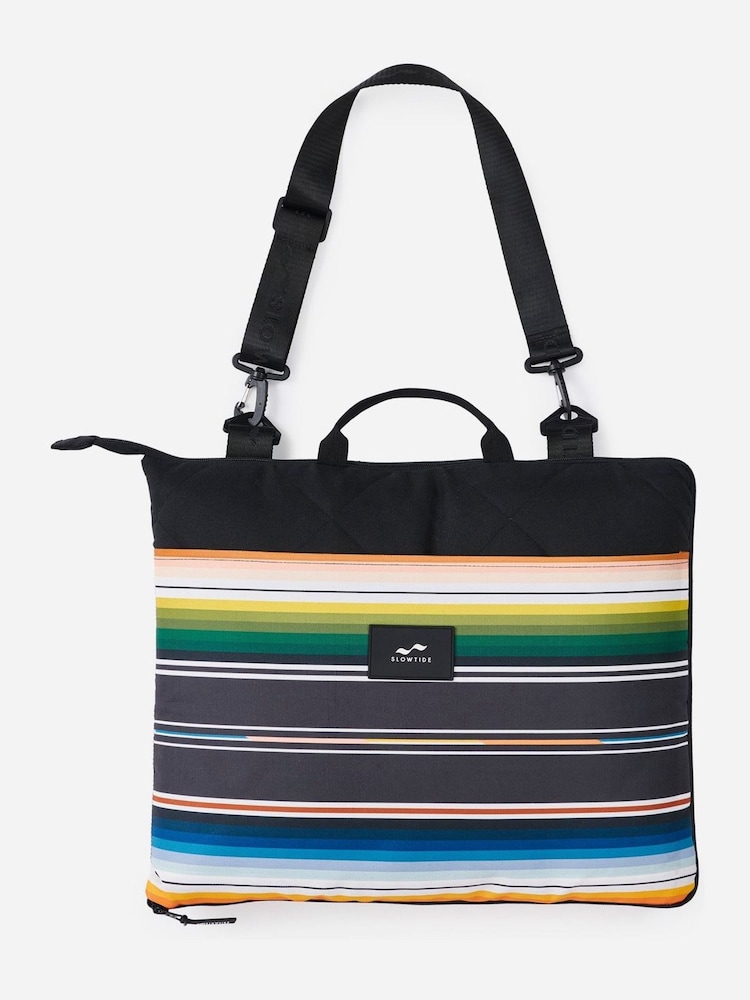 SlowTide Black Santana Packable Picnic Blanket - Image 8 of 8 SlowTide Black Santana Packable Picnic Blanket - Image 8 of 8
