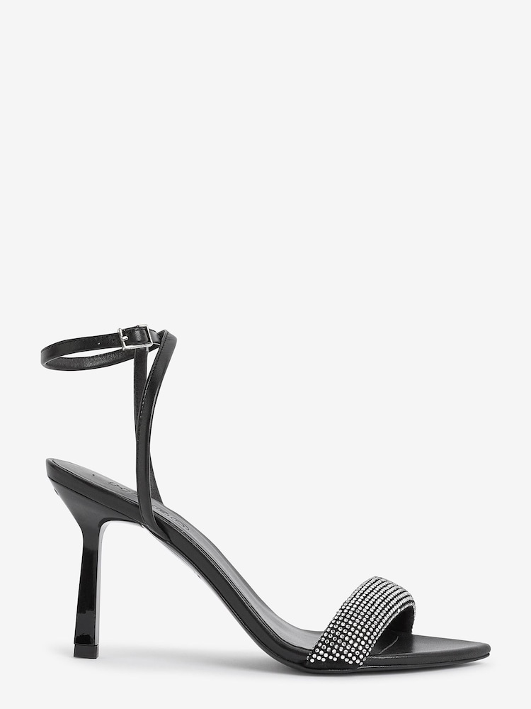 HUGO Black Katniss Ankle Strap Open Toe Sandals - Image 2 of 6