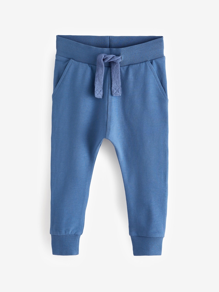 Navy/Blue/Tan Joggers 5 Pack (3mths-7yrs) - Image 5 of 8