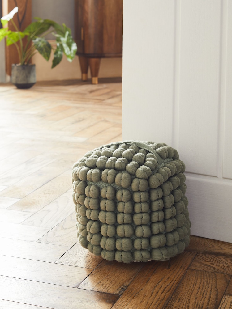 Sage Green Global Bobble Doorstop - Image 1 of 4