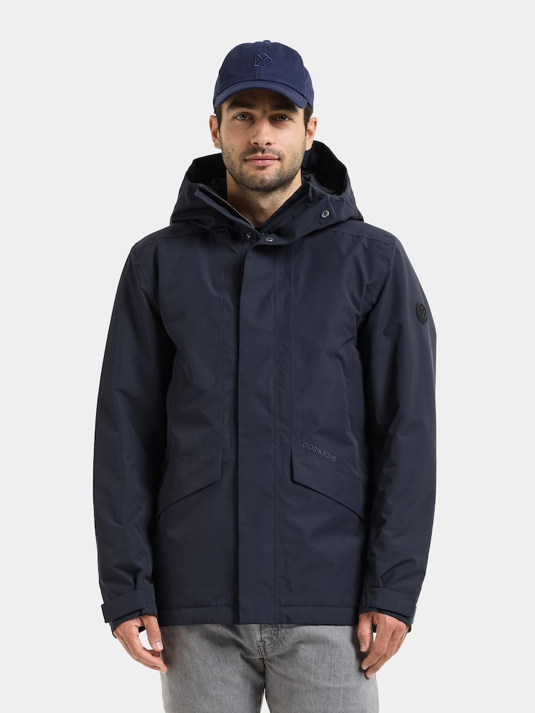 Didriksons Blue Adam Waterproof Jacket - Image 1 of 6