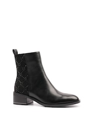 Lunar Black Yvonne Ankle Boots - Image 3 of 5