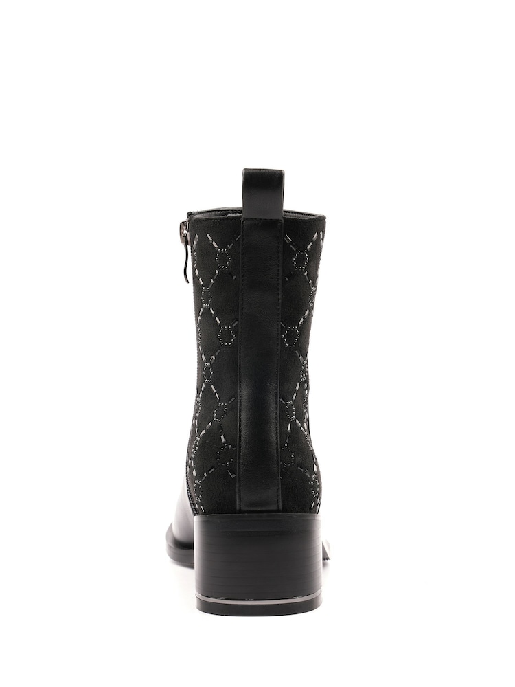 Lunar Black Yvonne Ankle Boots - Image 5 of 5