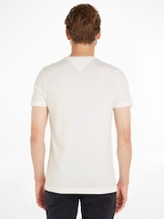 Tommy Hilfiger White Logo T-Shirt - Image 2 of 5