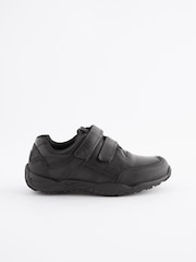 Noir - Chaussures en cuir à deux brides pour école - Image 2 de 7