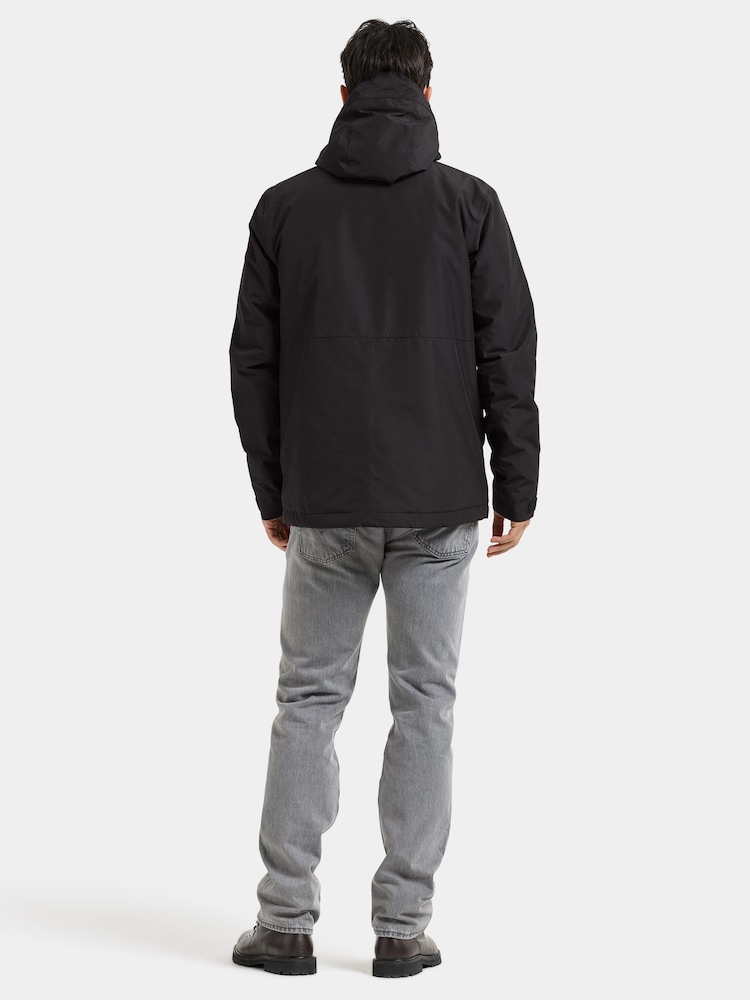 Černý - Pánská nepromokavá bunda Didriksons Adam - Obrázek 2 z 5 Černý - Pánská nepromokavá bunda Didriksons Adam - Obrázek 2 z 5
