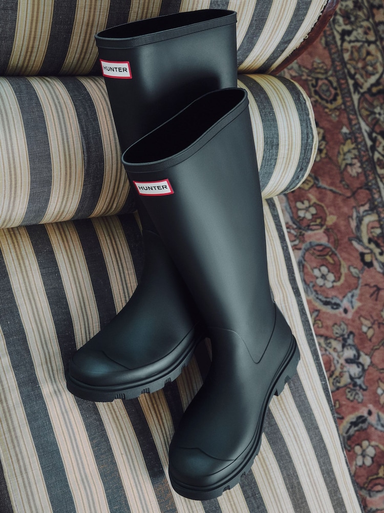 Hunter Black Unisex Downpour Tall Boots - Image 2 of 3