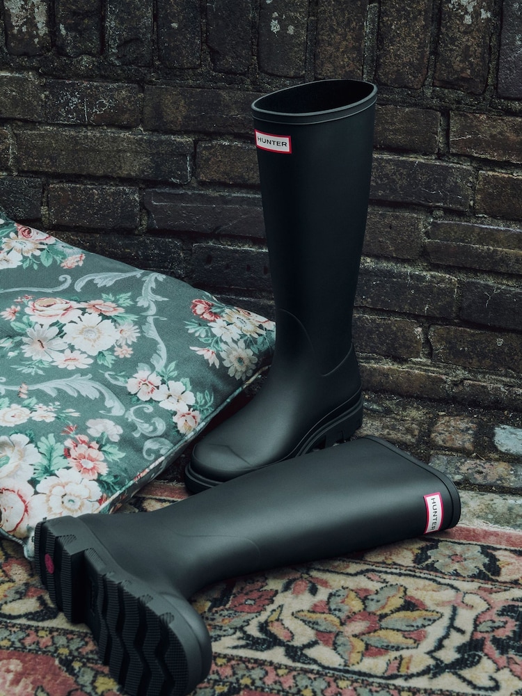Hunter Black Unisex Downpour Tall Boots - Image 3 of 3