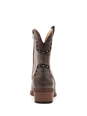 Lunar Brown Marley Ankle Boots - Image 6 of 6