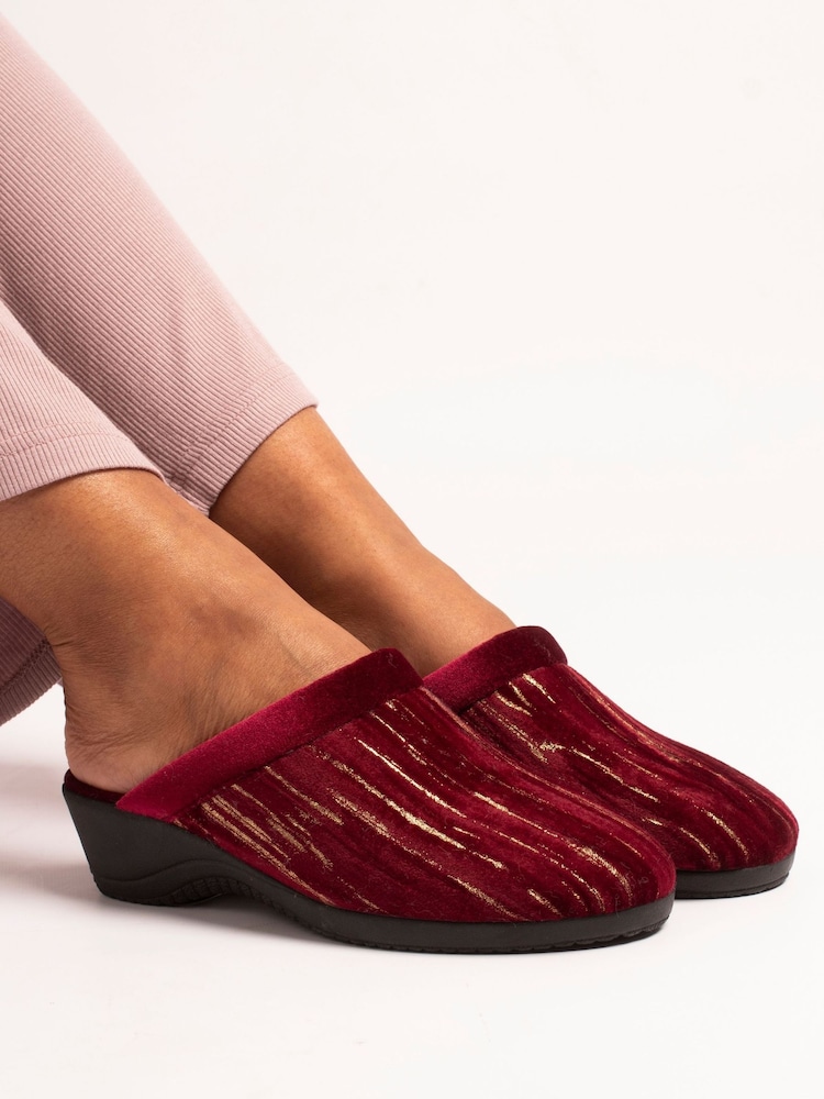 Lunar Red Glenda Slippers - Image 1 of 5