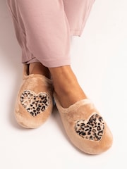 Lunar Brown Buffy Mule Slippers - Image 1 of 5