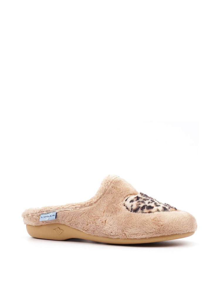 Lunar Brown Buffy Mule Slippers - Image 2 of 5