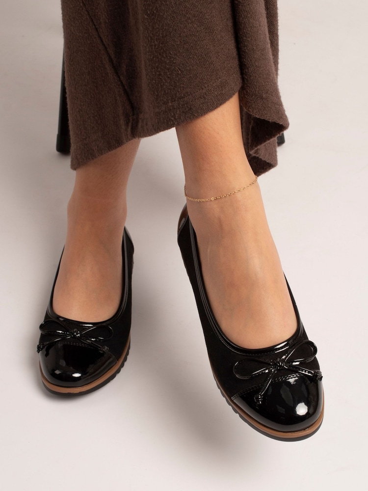 Lunar Black Lydia Patent Shoes - Image 1 of 5