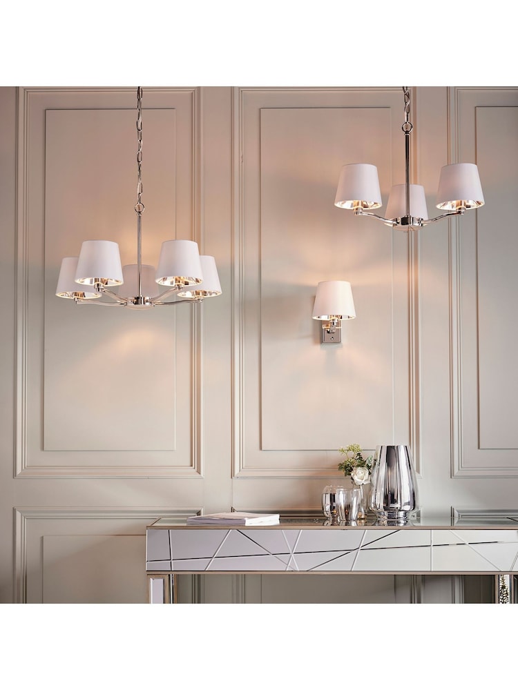 Gallery Home Silver Harry Ceiling Light Pendant - Image 1 of 8