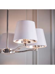Gallery Home Silver Harry Ceiling Light Pendant - Image 2 of 8