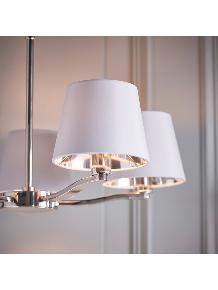 Gallery Home Silver Harry Ceiling Light Pendant - Image 2 of 8