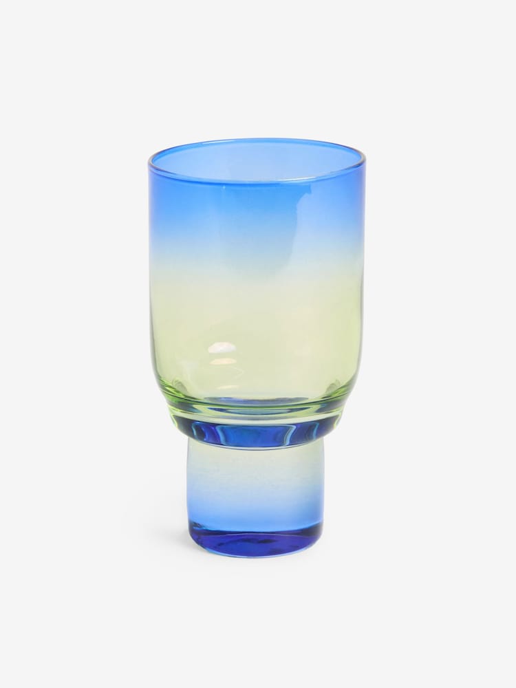 MADE.COM Blue & Green Juno Wine Glasses - Image 3 of 3