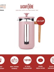 La Cafetiere Pink Pisa 8 Cup Cafetiere - Image 5 of 6