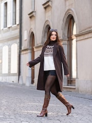 Lunar Brown Shayla Long Boots - Image 2 of 6