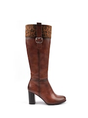 Lunar Brown Shayla Long Boots - Image 4 of 6