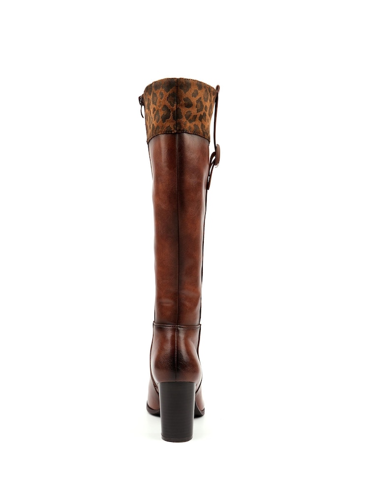 Lunar Brown Shayla Long Boots - Image 6 of 6 Lunar Brown Shayla Long Boots - Image 6 of 6