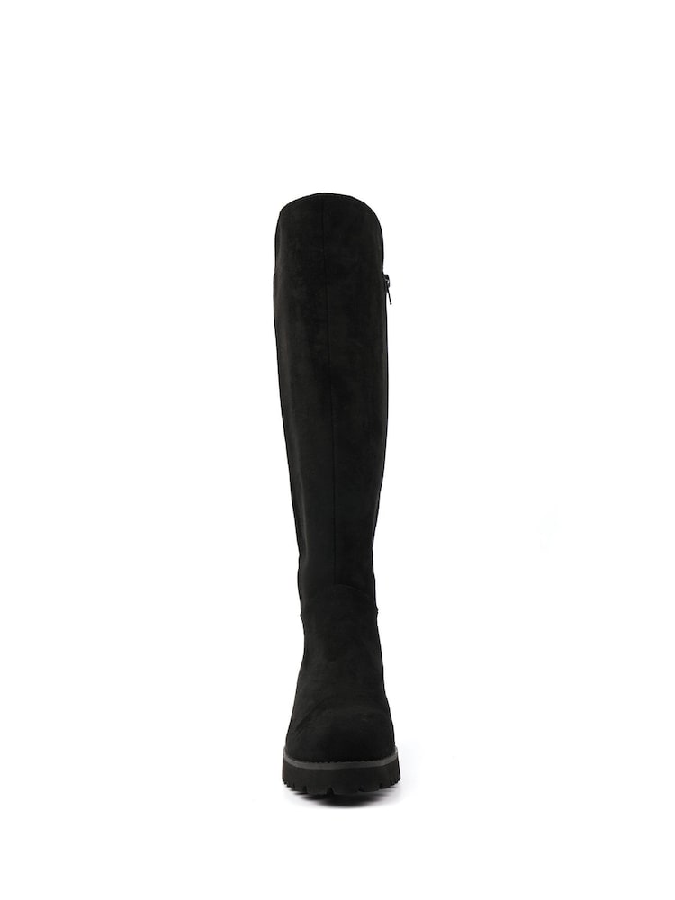 Lunar Gayle långa stretchiga övre stövlar - Bild 6 av 6 Lunar Gayle långa stretchiga övre stövlar - Bild 6 av 6