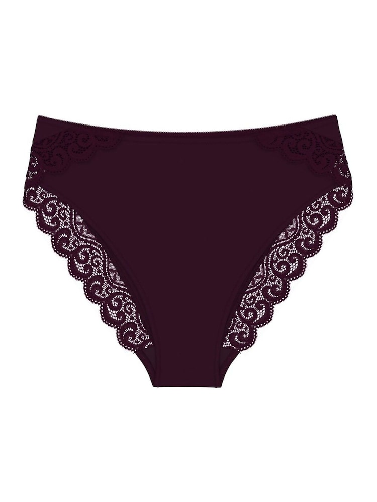 Triumph Red High Leg Amourette Knickers - Image 5 of 5